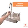 Cuba Cozinha Gourmet Aço Inox 304 e Torneira Extensível Inox - 2