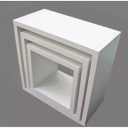 Kit 03 Nichos Mdf - Decoração - Quarto- Sala Cozinha- banheiro:branco - 4