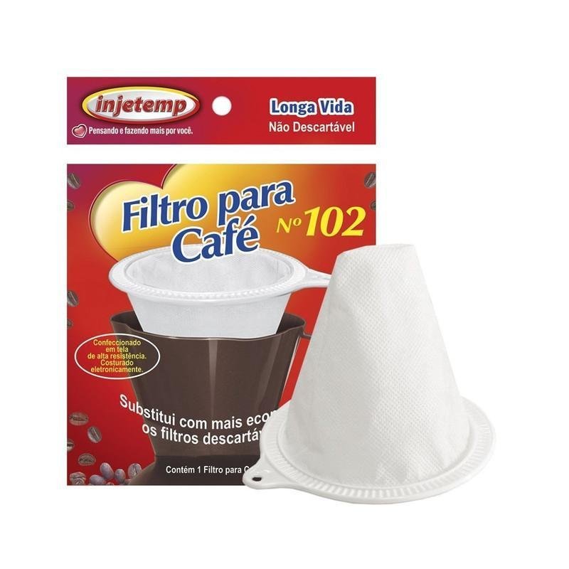 Kit Com 3 Coador Filtro De Pano Sintético Para Café 102 - 2