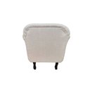Ver imagem 7 de Kit 2 Poltronas Decorativa Dália Linho Bege Pés Madeira Mz Decor