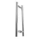 Ver imagem 1 de Puxador Inox 304 Polido H Redondo 100x80cm Diâmetro 32mm