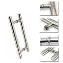 Ver imagem 5 de Puxador Inox 304 Polido H Redondo 100x80cm Diâmetro 32mm