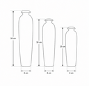 Ver imagem 5 de Trio de Vasos Saara em Madeira Torneada Tom Natural