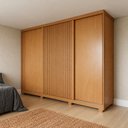 Ver imagem 1 de Guarda-Roupa Casal MDF 3 Portas 6 Gavetas Marrom Amêndoa Clean Off White Ollie