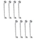 Ver imagem 1 de Alça de Apoio Barra 60cm Inox Kit 8 Unidades Acessibilidade Suporte Idoso Cadeirante Resistente Segu
