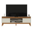 Ver imagem 2 de Rack Astúrias para Tv até 80 Polegadas Ripado 180 Cm 2 Portas e 2 Prateleiras Design Moderno -