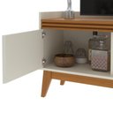 Ver imagem 3 de Rack Astúrias para Tv até 80 Polegadas Ripado 180 Cm 2 Portas e 2 Prateleiras Design Moderno -