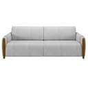 Ver imagem 5 de Conjunto Sofá 3 Lugares 223cm e Poltrona 98cm Amaranto M22 Veludo Cinza - Mpozenato