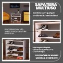 Ver imagem 4 de Sapateira Branco Mdf Chão 50cm Sapatos Organização Casa