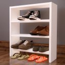 Ver imagem 3 de Sapateira Branco Mdf Chão 50cm Sapatos Organização Casa