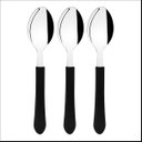 Ver imagem 1 de Kit 3 Colher de Mesa Tramontina Leme Inox Cabo Preto