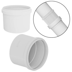 Luva Simples Pvc Branco 75mm Conexão Esgoto Encanamento | Tigre