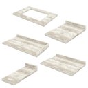 Ver imagem 5 de Cozinha Completa de Canto Americana 14 Peças Branco com Cristaleira - Móveis Henn