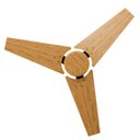 Ver imagem 3 de Ventilador de Teto Natuvent Callis No Light 3 Pás Madeira Freijó 220v