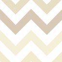 Ver imagem 1 de Papel de Parede Chevron Bege, Marrom e Branco - 2,50x0,50m