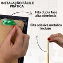 Ver imagem 5 de Cabeceira Estofada Adesiva Dominó Branca com Fita 1,87 x 2,47m