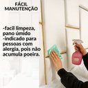 Ver imagem 4 de Cabeceira Estofada Adesiva Dominó Branca com Fita 1,87 x 2,47m