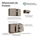 Ver imagem 4 de Armário de Cozinha Compacta 180 Cm Rustic/crema Vik Madesa 02
