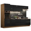 Ver imagem 1 de Cozinha Completa com Armário e Balcão Preto Madesa