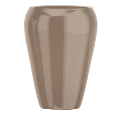 Vaso de Fibra de Vidro 62cm Tóquio m Auto Brilho Vietnamita Amêndoa
