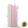 Armário de Aço Distribuidor 30 Portas - Nk 2415 Nilko Armários Rosa Flox Chave Padrão - 5