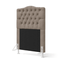 Ver imagem 2 de Cabeceira Estofada Para Cama Box Pollux 90 Para Cama de Solteiro Sued Capuccino Aradecor