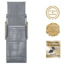 Ver imagem 3 de 1 Espreguiçadeira Catar e 1 Mesa Garden Fendi e Corda Náutica Trama Original Jardim Alumínio