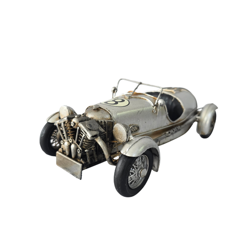 Miniatura de Carro Decorativo Modelo Retrô -  Artesanal em Metal