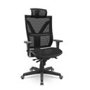 Ver imagem 1 de Cadeira Presidente Darix X+ Plaxmetal em Tela com Apoio de Cabeça Base Aço Slider