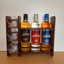 Ver imagem 2 de Suporte Para Bebidas e copos boteco - Barzinho De Parede acompanha 3 copos