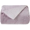 Edredom Sherpa Queen Dupla Face 220x240cm Old Mauve - 4