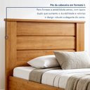 Ver mais imagens de Cama de Solteiro Lily Conquista Móveis Marrom/Cinamomo