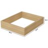 Fechamento de Cozinha Modulado Kit de Rodapé Multilinha 40x47x10cm Nature - Nesher - 2