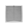 Grelha Plástica com Filtro para Ventilador 180x180 Modelo FV Metaltex - 1