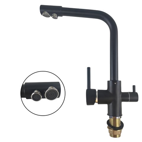 Torneira Monocomando Luxo 360 Filtro Misturador Cozinha Bancada Cuba Mesa Quente Frio
