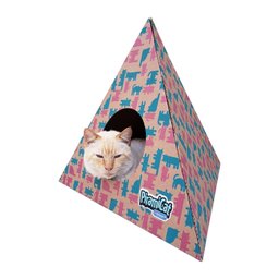 Toca Interativa p/Gatos Pet Games Piramicat Lilás e Verde - Índigo - 1