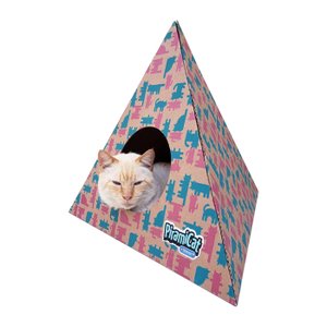 Toca Interativa p/Gatos Pet Games Piramicat Lilás e Verde - Índigo