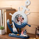 Ver imagem 2 de Porta Retrato Mesa Decoração Casa de Praia Timão Oceano 4x4