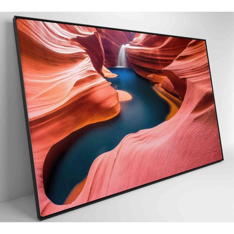 Quadro Natureza Antelope Canyon Decor&Quadros NAT152 90x60 cm Vidro Impresso