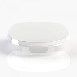 Assento Resina Oval Evolution para Louça Tupan Branco - 4 Assento Resina Oval Evolution para Louça Tupan Branco - 4