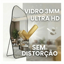 Ver imagem 6 de Espelho Grande Corpo Inteiro com Moldura Metal Orgânico Decorativo 170x70cm Luxo