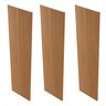 Kit 3 Placas de Painel Ripado Tóquio 250cm X 58cm X 3,3mm (rende 4,35m²) Ecorevest - 3