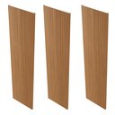 Ver imagem 3 de Kit 3 Placas de Painel Ripado Tóquio 250cm x 58cm x 3,3mm (Rende 4,35m²) Ecorevest Marrom/Freijó