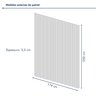Kit 3 Placas de Painel Ripado Tóquio 250cm X 58cm X 3,3mm (rende 4,35m²) Ecorevest - 4