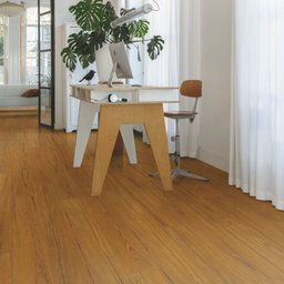 Piso Laminado Quick-step Classic 2,050m² Teca Marrom Medio - 4