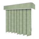 Ver imagem 2 de Persiana Vertical Verde - 2,60m Larg X 2,30m Alt - Tecido Translúcido - Persianet