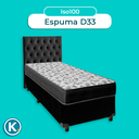 Ver imagem 4 de Cama + Box Preto e Colchão Ortobom D33 Solteiro - Iso100 + Cabeceira