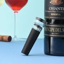 Ver imagem 4 de Tampa a Vacuo Rolha Vinho Acessorio Home&co Plástico 9x3x3cm Preto