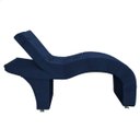 Ver imagem 3 de Maca Estética Estofada Reclinável Ergonômica Veludo Ludmilla:azul Marinho