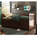 Ver imagem 1 de Bicama Solteiro Reta 3 Gavetas